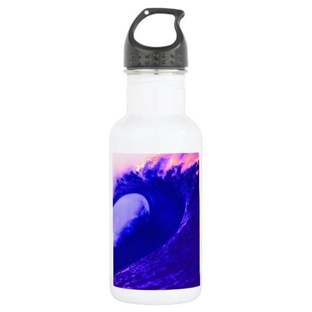 Abstrakte Welle Trinkflasche (Vorderseite)