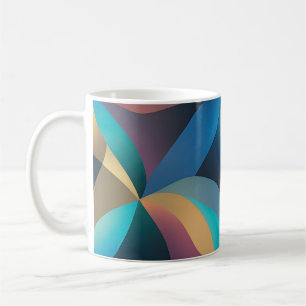 Abstrakte Wellen und Wirbel 29 Kaffeetasse