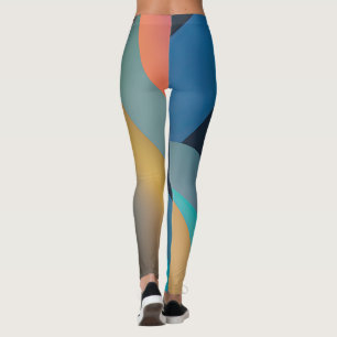 Abstrakte Wellen und Wirbel 29 Leggings