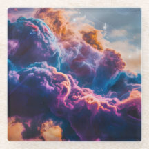 Abstrakte Weltraum-Nebel-Kunst - Farbkosmos