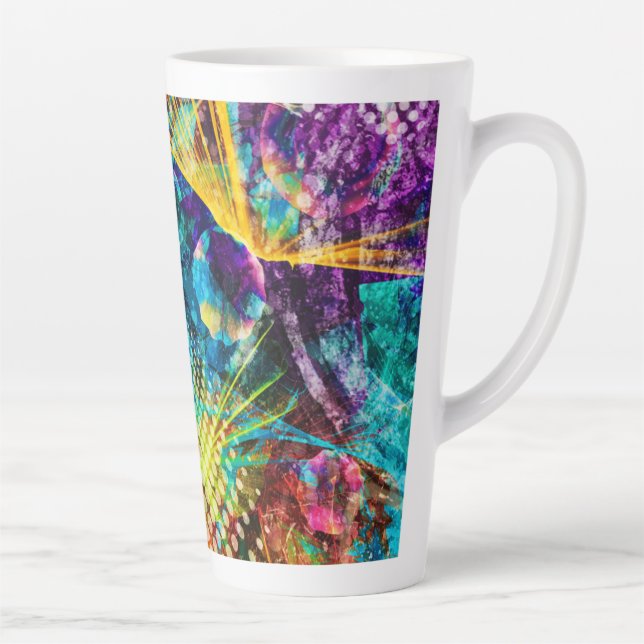 Abstrakte Weltraumlichtshow Milchtasse (Rechts)