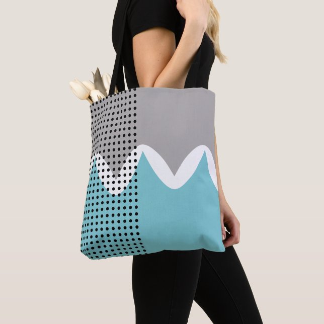 Abstrakte Wiggles Tasche (Von Nahem)