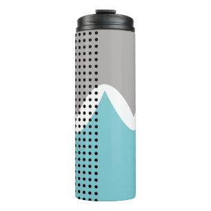 Abstrakte Wiggles Thermosbecher