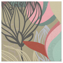 Abstrakte wilde Rose Stoff