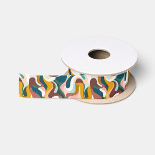Abstrakte, Wirble Formen Satinband