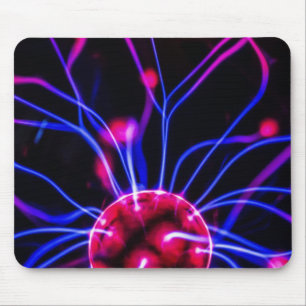 Abstrakte Wissenschafts-Plasma-Ball-Lampe Mouspad Mousepad
