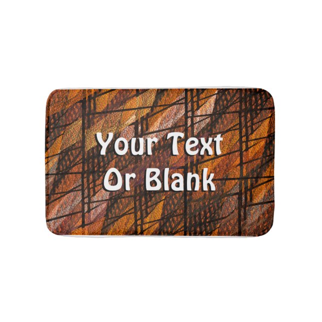 Abstrakte Woche Nummer 1 Badematte (Vorderseite)