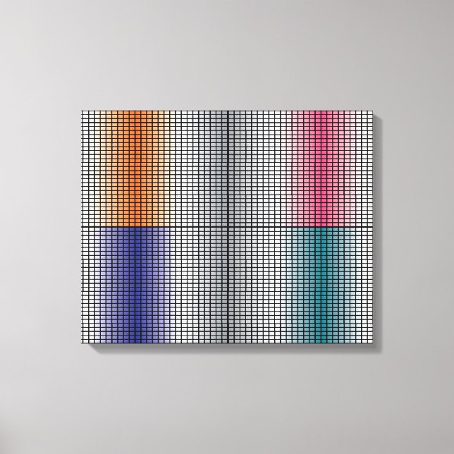 Abstrakte Wohngestaltung Leinwanddruck (Vorderseite)