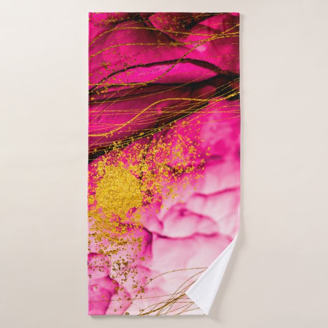 Abstrakte Wolken-ART. Transparente Kreativität. Ma Badehandtuch (Badehandtuch)