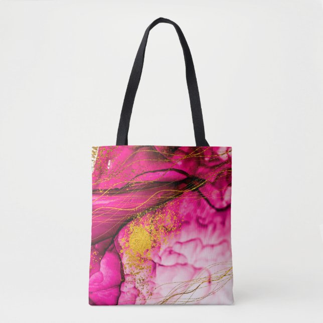Abstrakte Wolken-ART. Transparente Kreativität. Ma Tasche (Vorderseite)