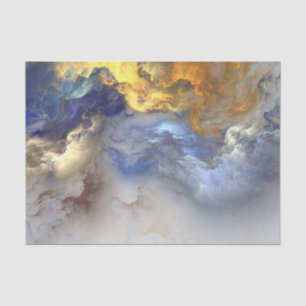 Abstrakte Wolken - Gewebepapier Seidenpapier