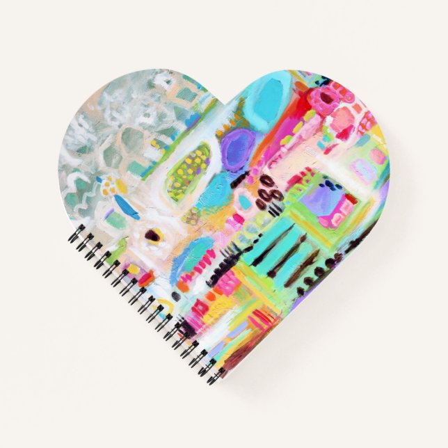 Abstrakte Wolken Notizbuch (Vorderseite)