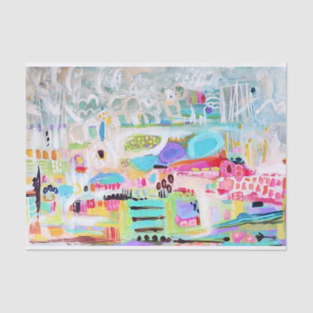 Abstrakte Wolken Seidenpapier (Vorderseite)