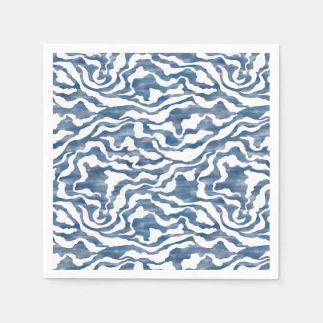 Abstrakte Wolken Serviette (Vorderseite)
