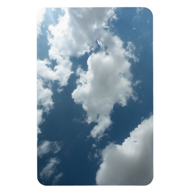 Abstrakte Wolkenhimmel-Fotografie Magnet (Vertikal)
