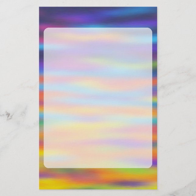 Abstrakte Wüste Sunset Sky Artwork (Vorderseite)