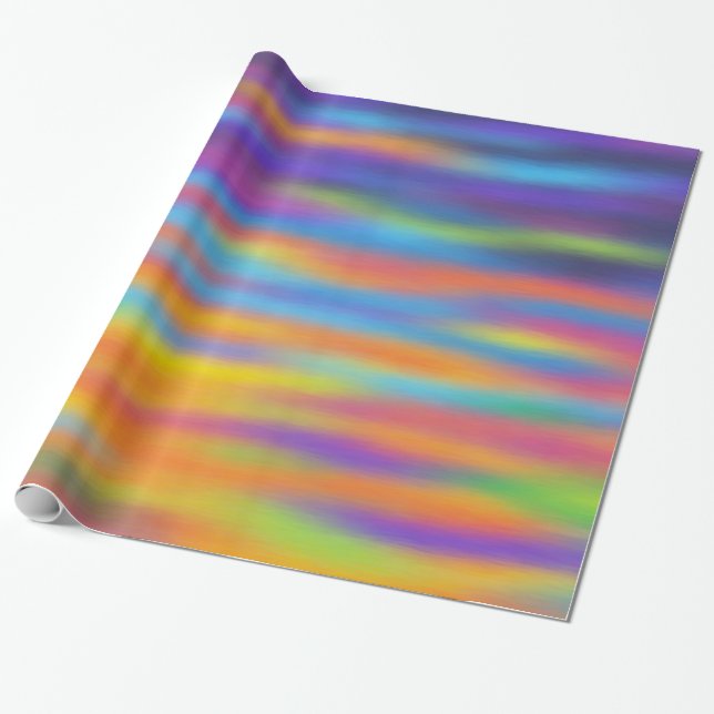 Abstrakte Wüste Sunset Sky Artwork Geschenkpapier (Ungerollt)
