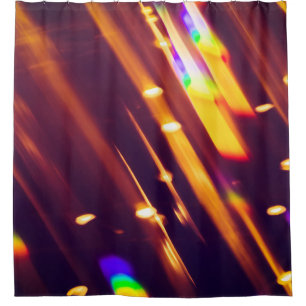 Abstrakte xmas Gold Glitzern oder Glitzer Lichter. Duschvorhang