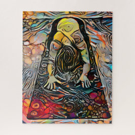 Abstrakte Yoga-Pose | Herausforderung hart