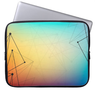 Abstrakte Zeile Laptopschutzhülle