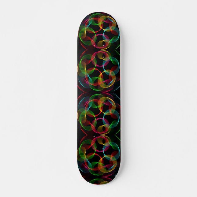 Abstrakte Zellen Skateboard (Vorne)