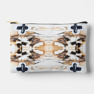 Abstrakte Zip-Bag Zubehörtasche