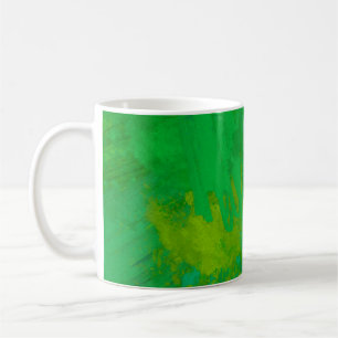 Abstrakte zufällige Formen. 2. Hintergrund Kaffeetasse