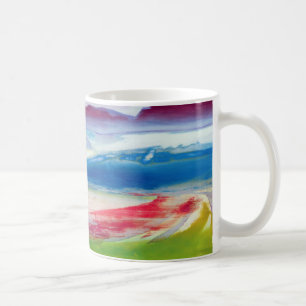 Abstrakte Zusammensetzung Kaffeetasse