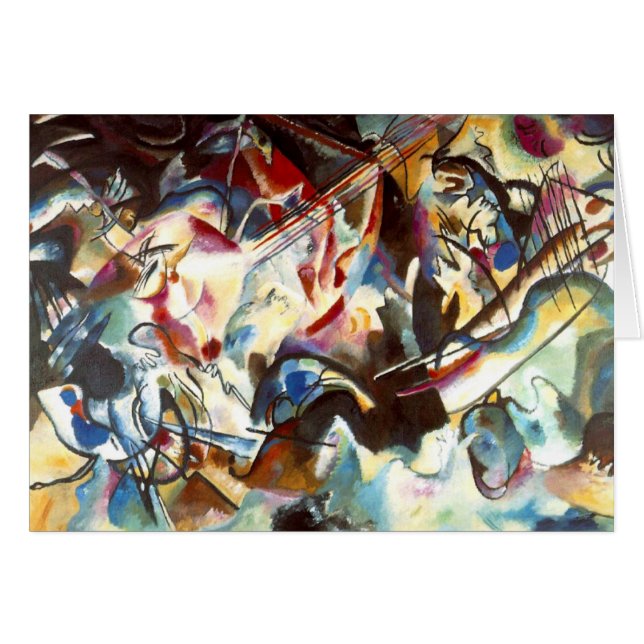 Abstrakte Zusammensetzung Kandinsky VI (Vorderseite (Horizontal))