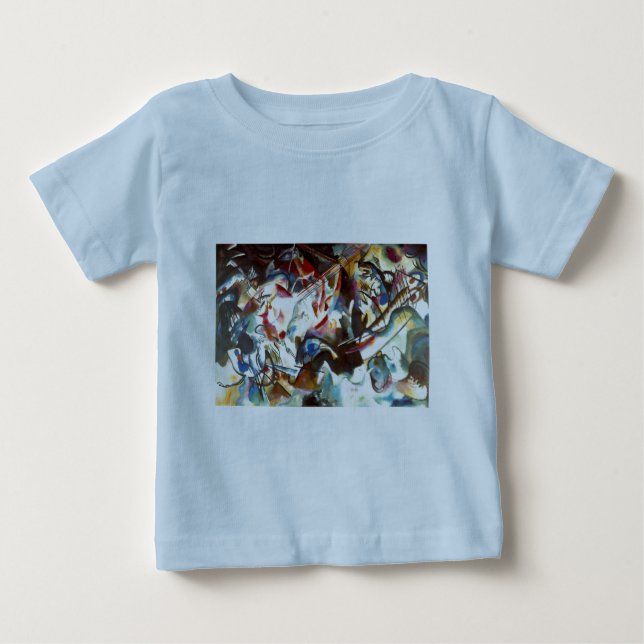 Abstrakte Zusammensetzung Kandinsky VI Baby T-shirt (Vorderseite)