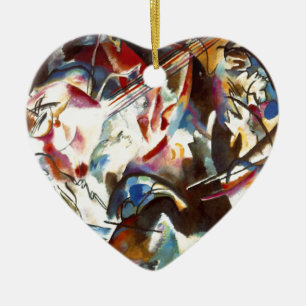 Abstrakte Zusammensetzung Kandinsky VI Keramikornament