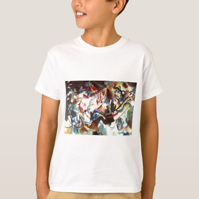 Abstrakte Zusammensetzung Kandinsky VI T-Shirt (Vorderseite)