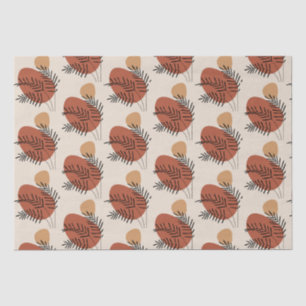 Abstrakte Zweigstelle Pflanze Art Décor Neutral Seidenpapier