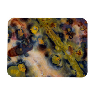 Abstrakten nahen bis zum Ocean Jasper Magnet