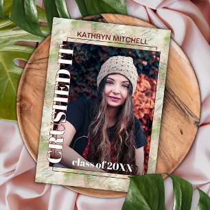 Abstrakter Abschluss in Rosa grün Ankündigung