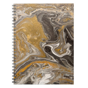 Abstrakter Acrylgrund aus Marmor. Naturmarmor Notizblock
