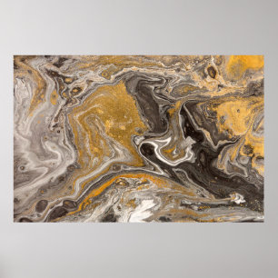 Abstrakter Acrylgrund aus Marmor. Naturmarmor Poster