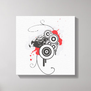 Abstrakter Adler Leinwanddruck