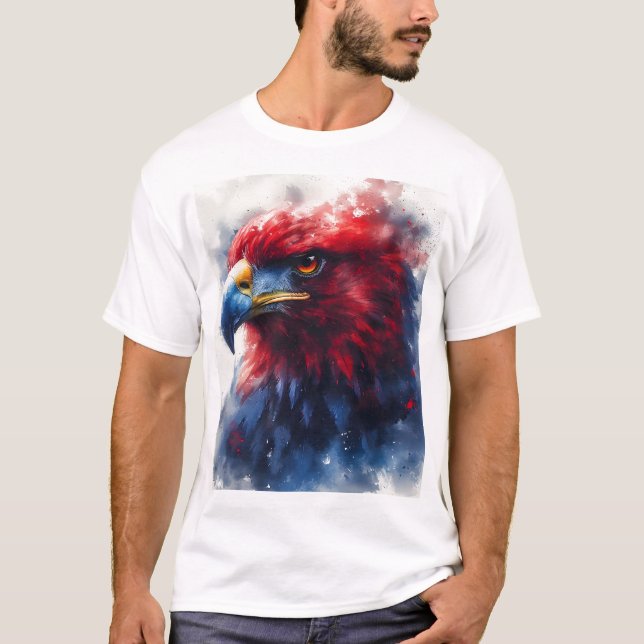 Abstrakter Adler T-Shirt (Vorderseite)