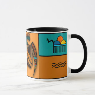 Abstrakter Adler Tasse