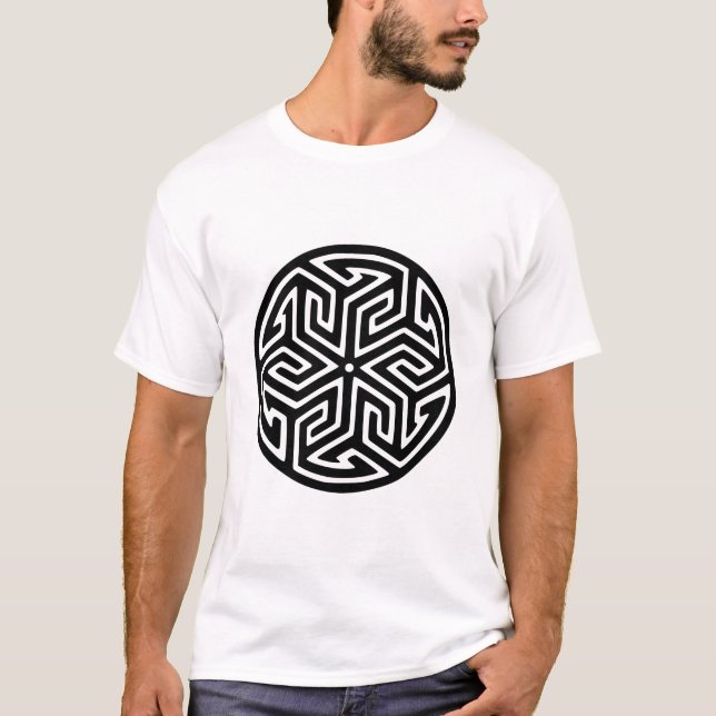Abstrakter alter Entwurf T-Shirt (Vorderseite)