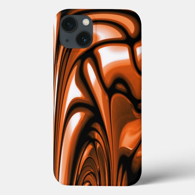 Abstrakter Amber Case-Mate iPhone Hülle (Rückseite)