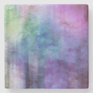 abstrakter Aquarellhintergrund auf Papier 2 Steinuntersetzer
