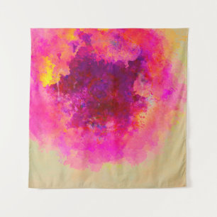 Abstrakter Aquarellhintergrund Farbige Textur.  Wandteppich