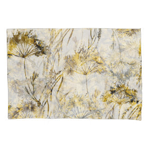 Abstrakter Aquarellhintergrund: Leuchter, Wacholde Kissenbezug