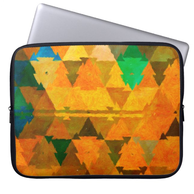 Abstrakter Aquarellhintergrund. Ölmalerei Laptopschutzhülle (Vorderseite)