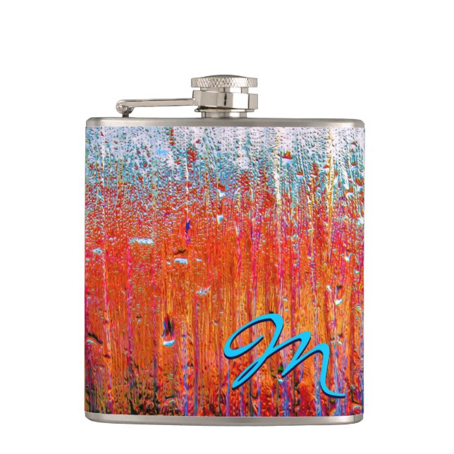 Abstrakter Art. 81 Wrapped Flask Flachmann (Vorderseite)