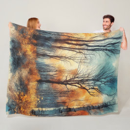 Abstrakter Artikel 8 - Fleecedecke