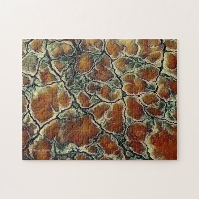 Abstrakter Asphalt in Farbe (Horizontal)