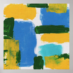 Abstrakter Ausdruck #3 von Michael Moffa Poster